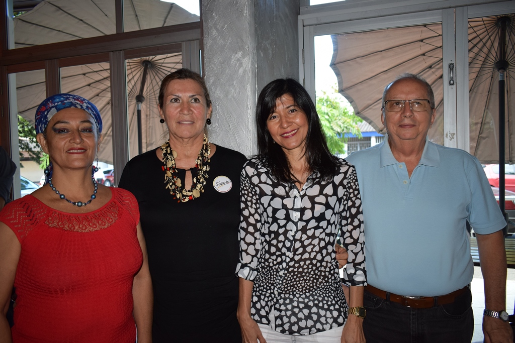 Martha Barbosa, Marleny Marroquín, Marlene Palencia y Manuel Guillermo Rosales.